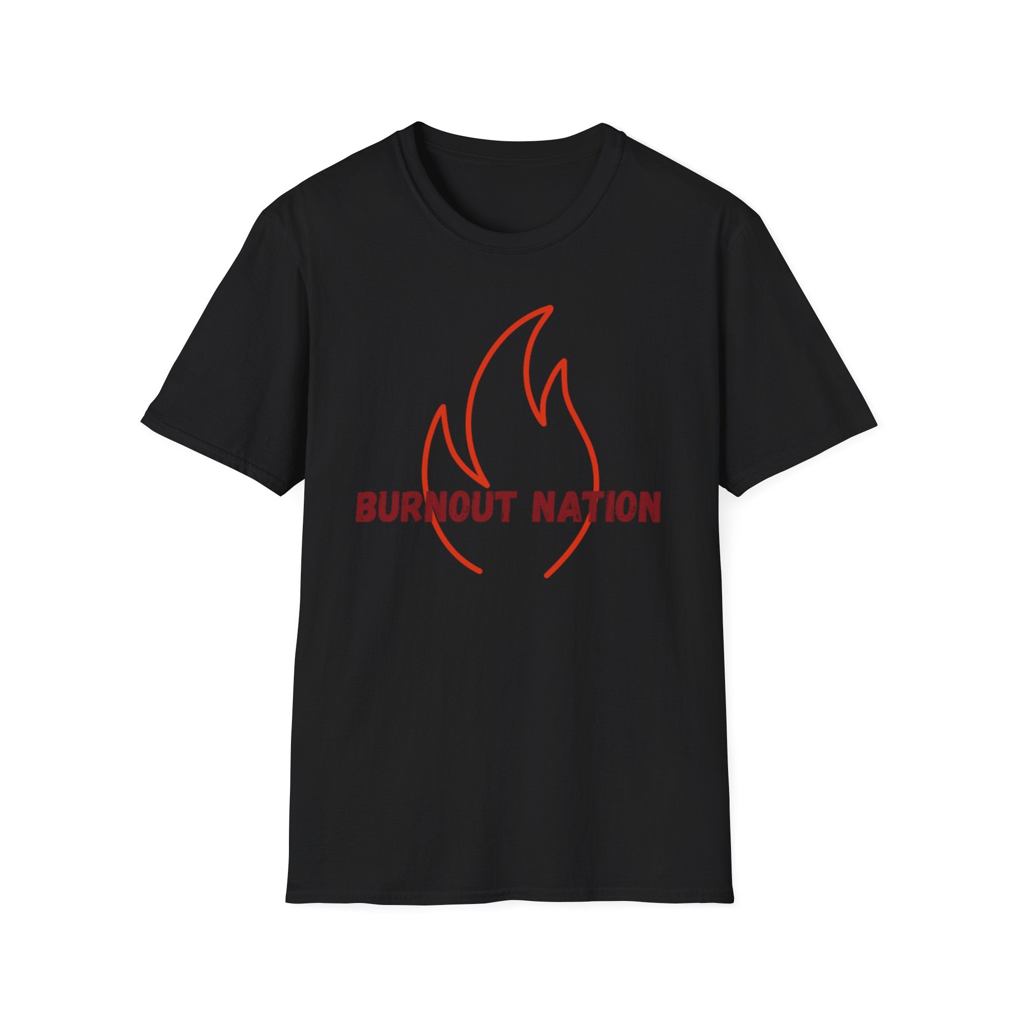 Burnout Nation Flame Tee