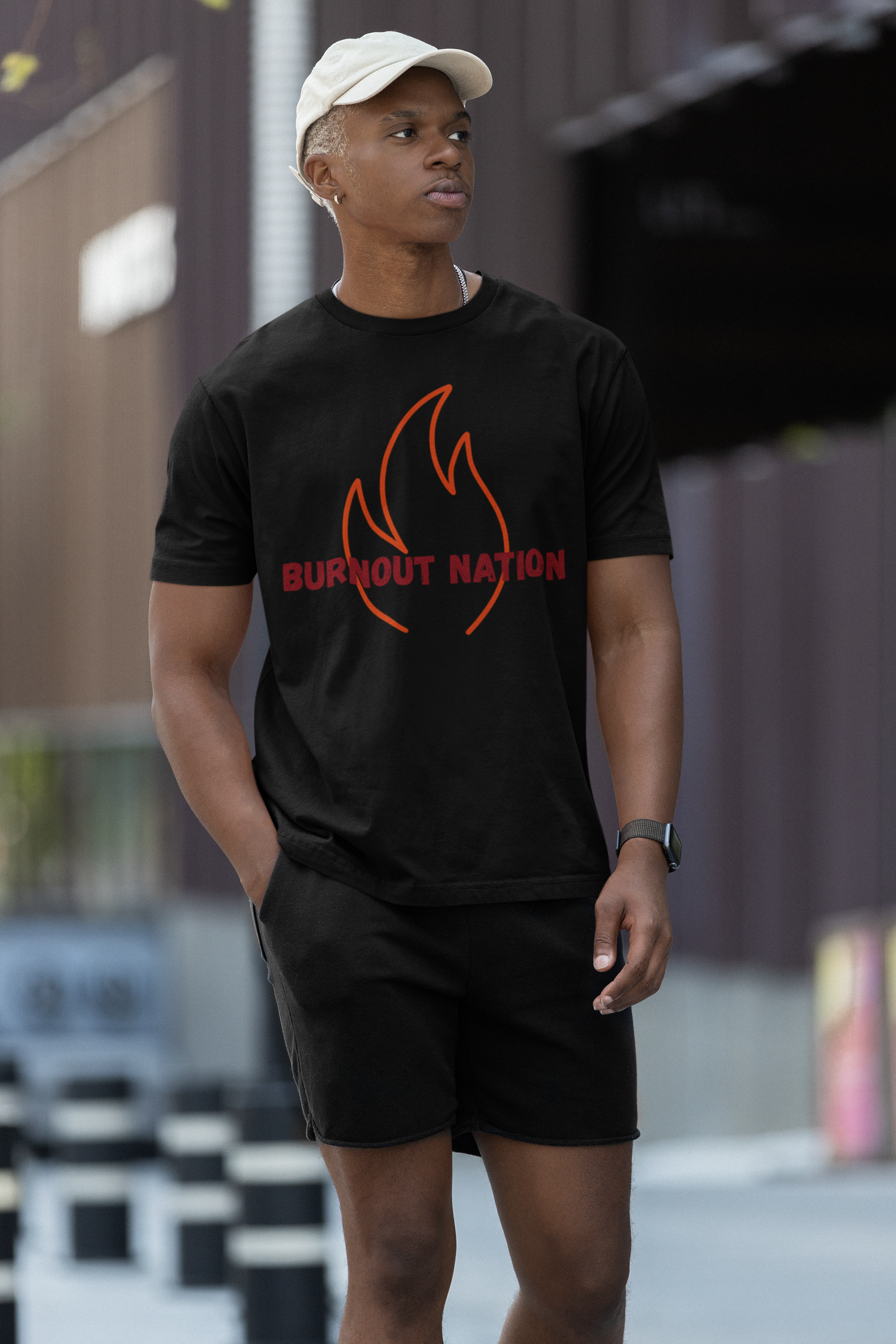 Burnout Nation Flame Tee